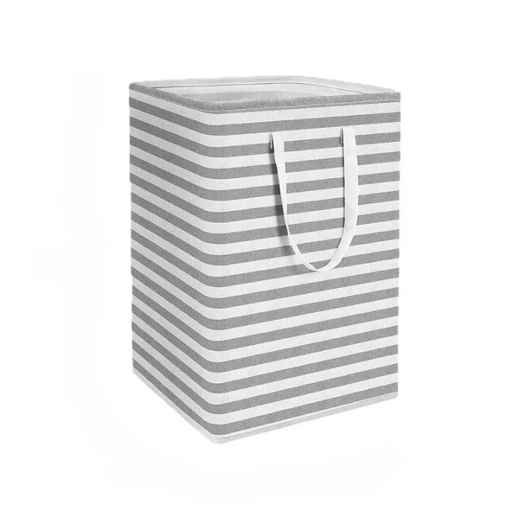 Frendorf | 75L Stor kleskurv med håndtak & sammenleggbart design – Solen