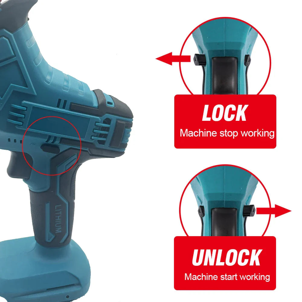 Frendorf | Trådløs elektrisk stikksag for kutting av tre og metall – PowerCut