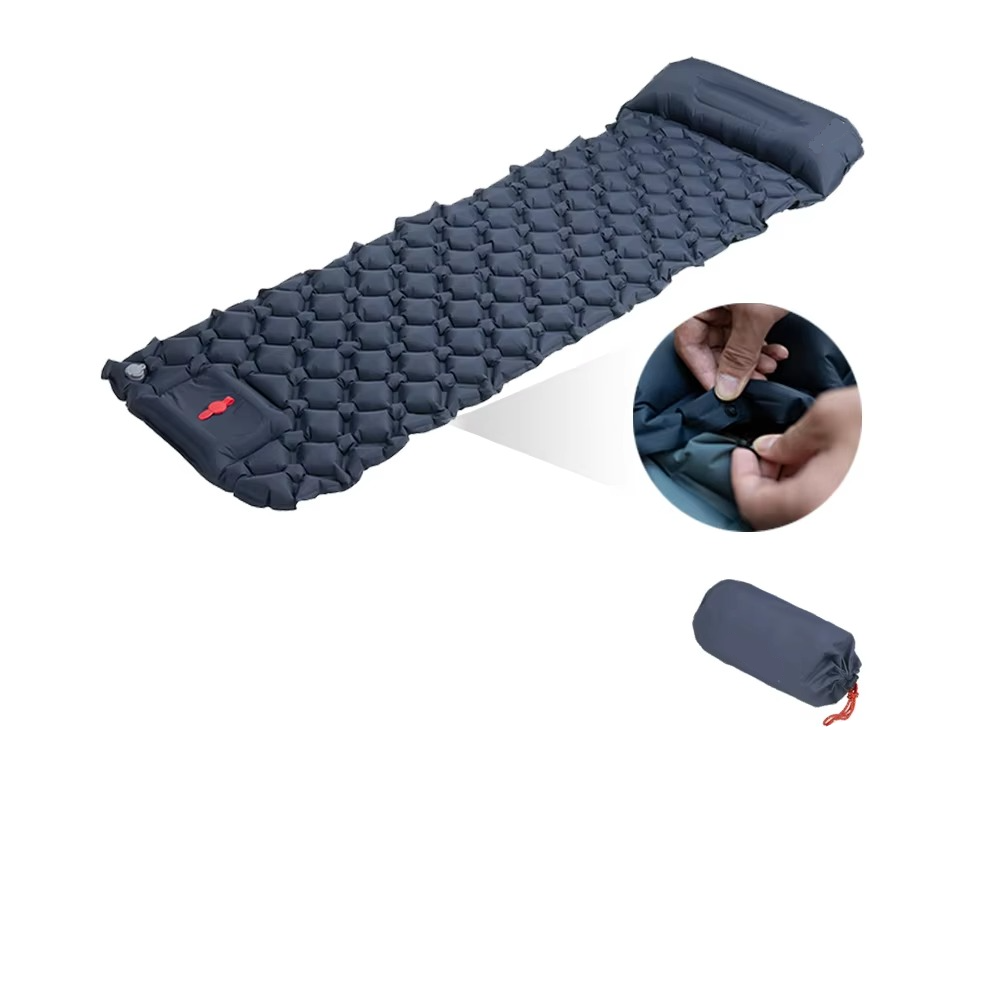 Norvo | Oppblåsbar Camping Sengematte med Innebygd Pute for Fotturer