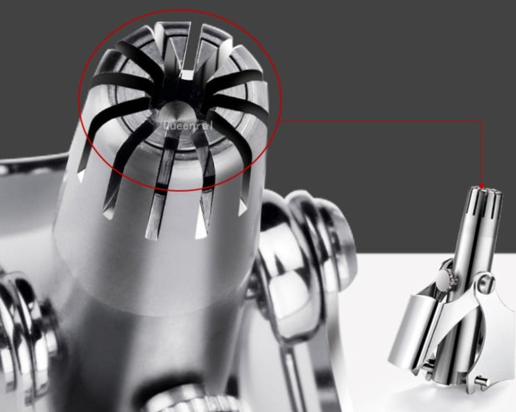 Rustfritt stål nesehårtrimmer for perfekt pleie Norvo