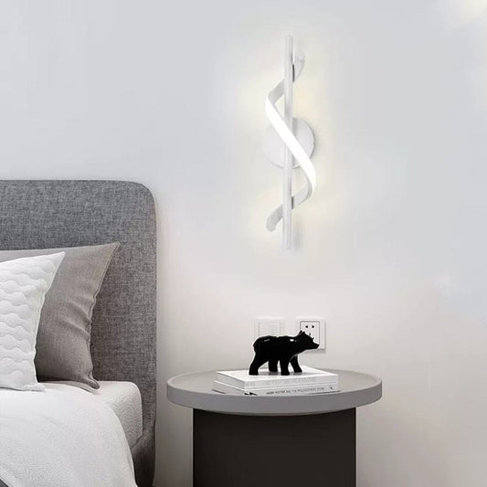 Norvo | SpiralLume – Minimalistisk LED Vegglampe med en Moderne Kante