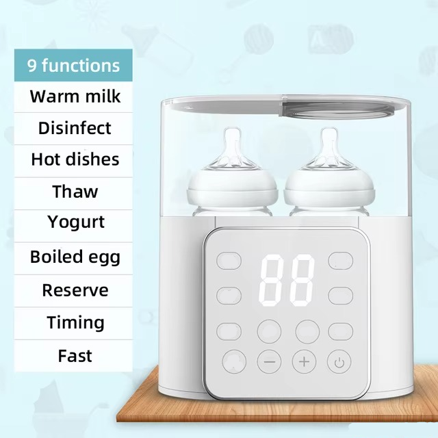 Norvo | Multifunksjonell Babyflaske- og Matvarmer med Presis Temperaturovervåking