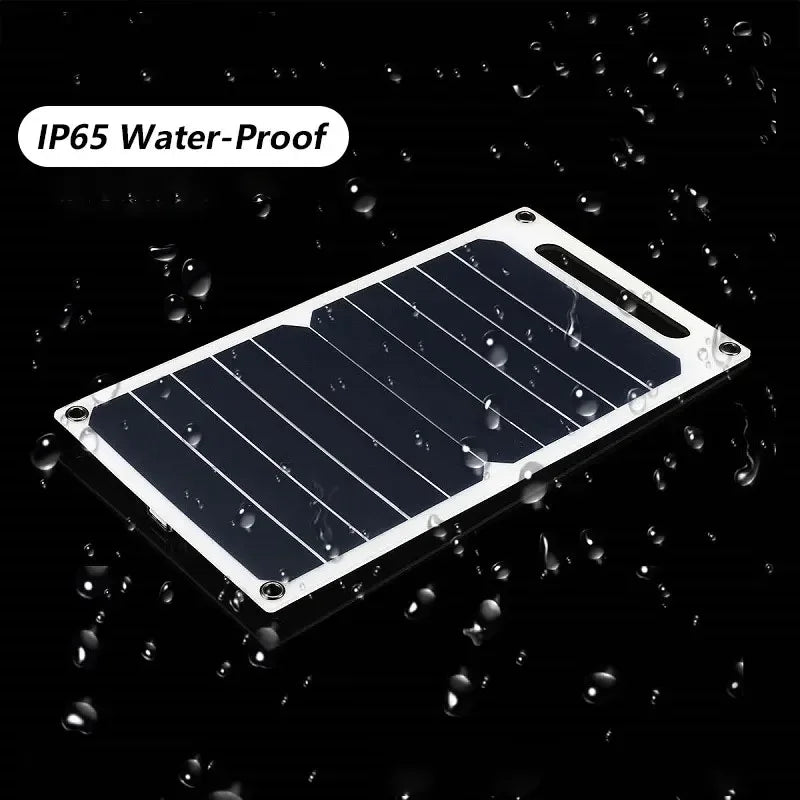Norvo | SolNova 30W Solpanel | Ultralett & Vanntett | USB-tilkobling for Telefon & Power Bank | Utendørs & Camping