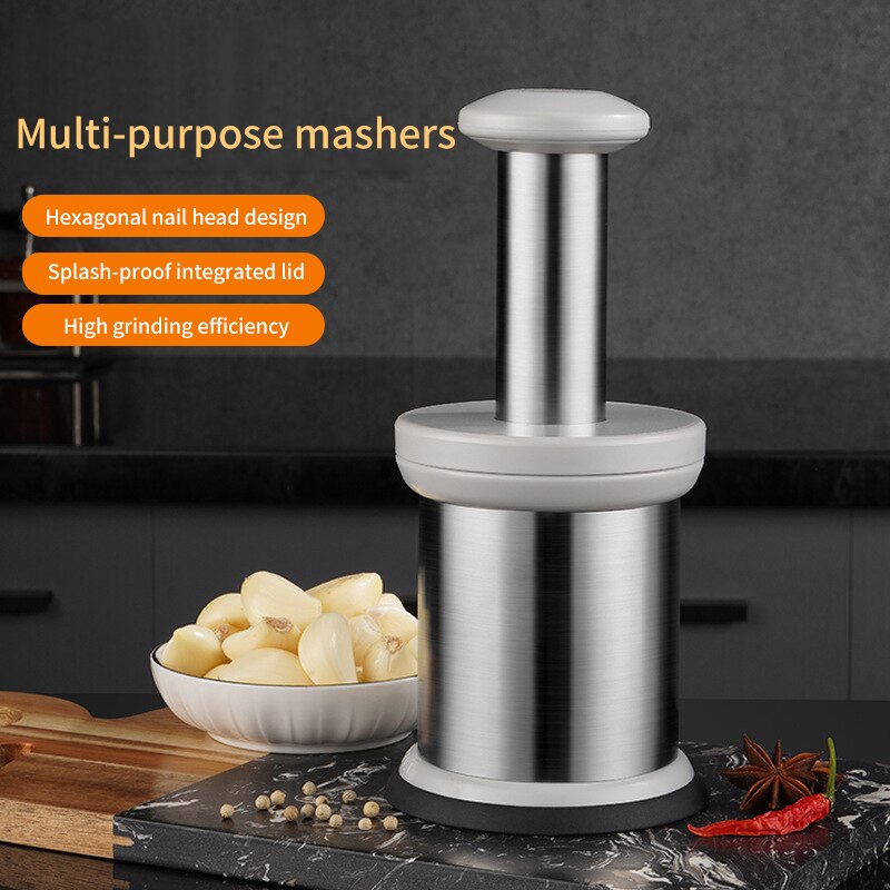 Norvo | Easy Food Rustfritt Stål Hvitløk Grinder