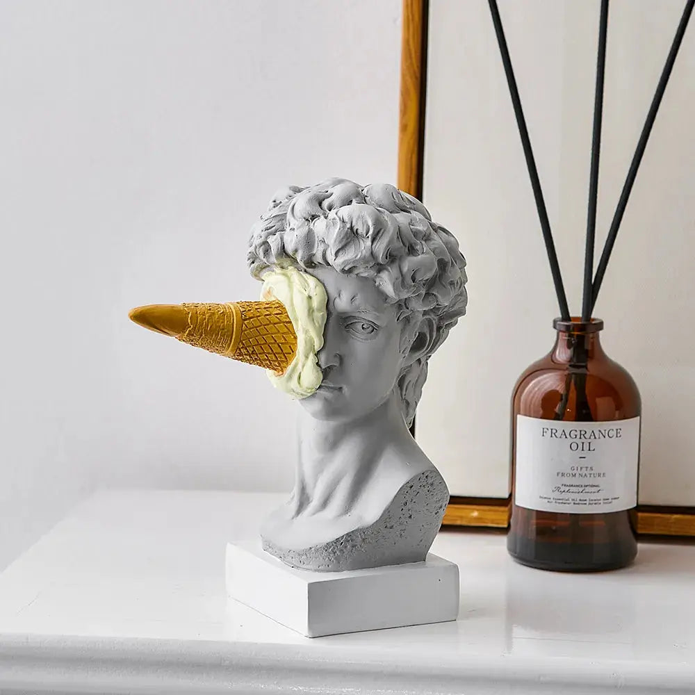 Norvo | David Statue Iskremutgave: Gourmet og Elegant Kunst