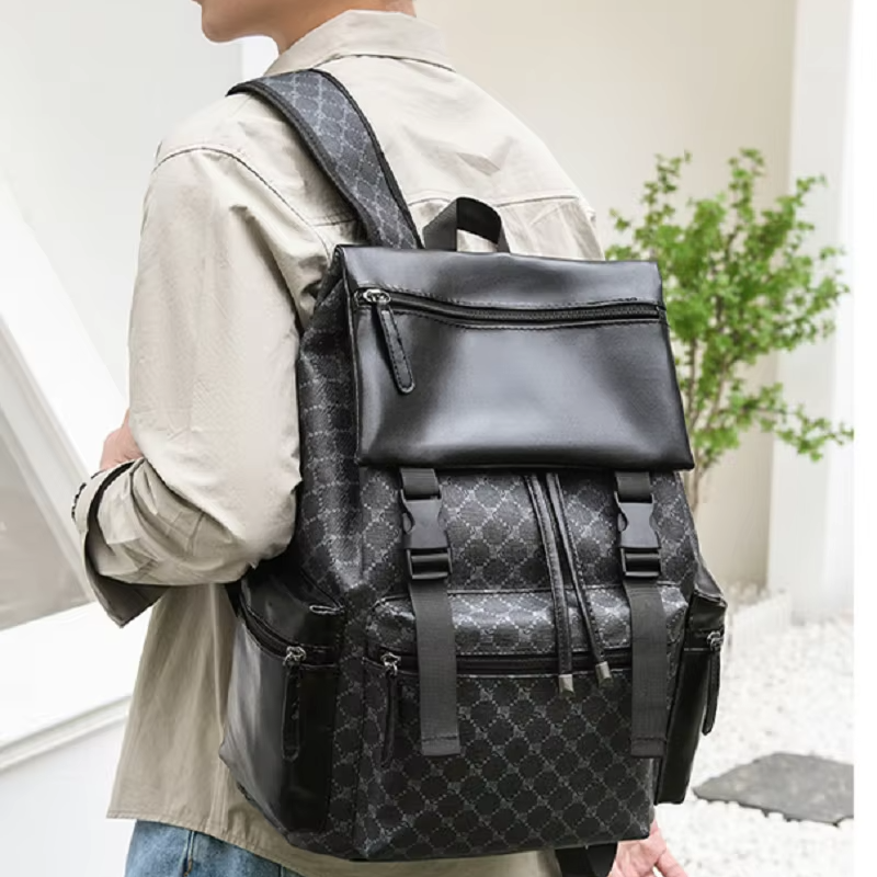 Norvo | Premium Multi-Funksjonell Lær Reise Ryggsekk