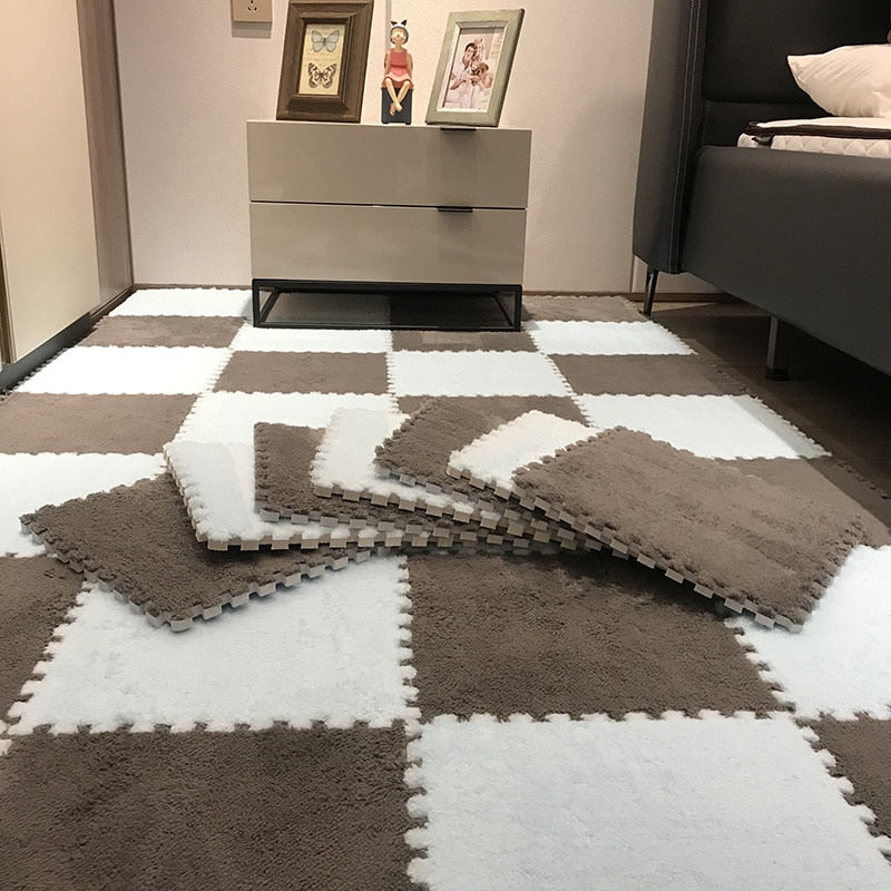 DIY Vinter Plush Puslespill Matte | Norvo