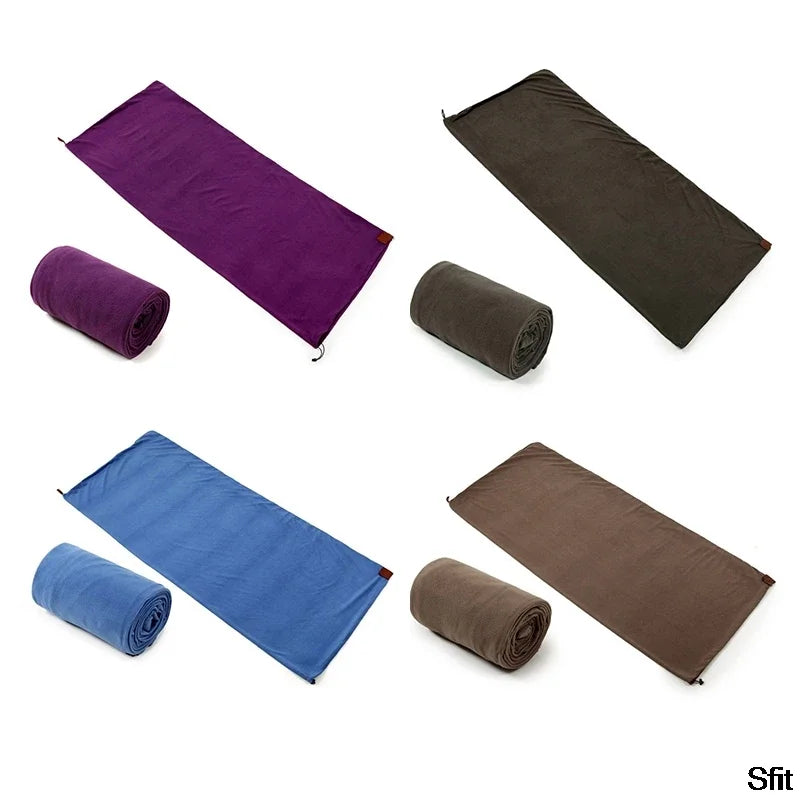 Norvo | ThermoLite | Ultralight Fleece Sovepose | Bærbar & Varm | For Camping, Reising & Utendørs