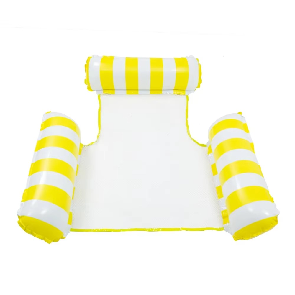 Norvo | Oppblåsbar Vann Hengekøye Recliner Basseng Flyt Lounge Sengeplass