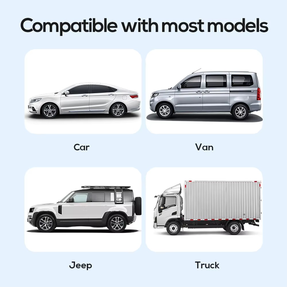 Norvo | Bil hodepute kjølevifte 3 hastigheter justerbar elektrisk bilsete vifte 5V/2A bil bakrests vifte bilinteriørtilbehør