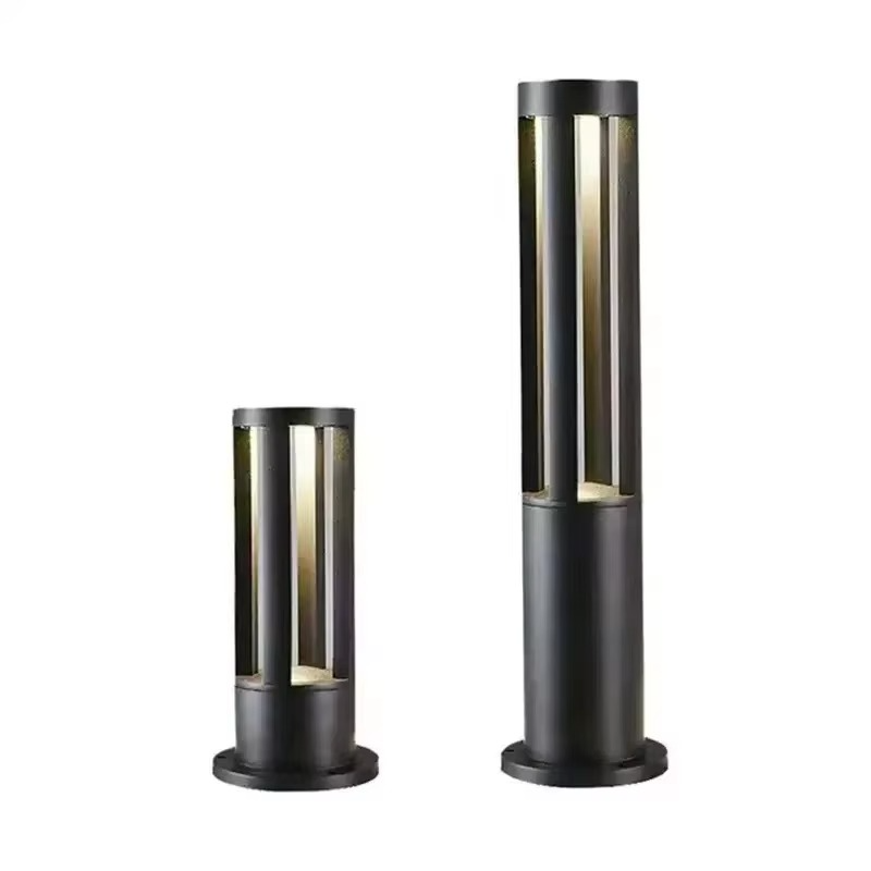 Norvo | Utendørs LED-pollerlys - Elegant svart hagebane- og plenbelysning