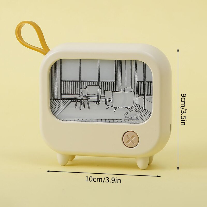 Norvo | Mini Art TV Maleri Dekor Nattlampe