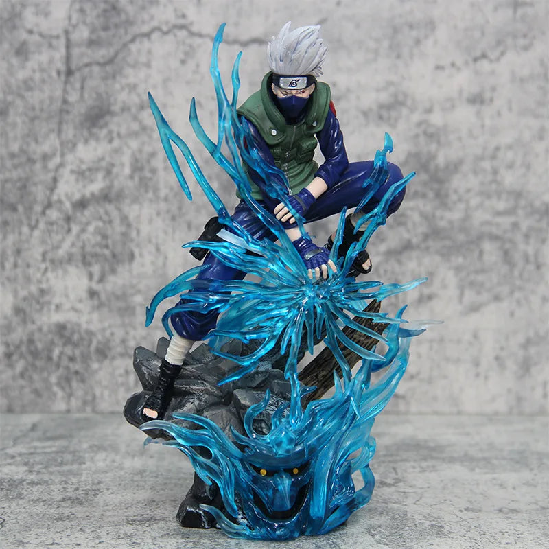 Detaljert PVC Naruto Figur - Kakashi Hatake Modelldukke for Anime Samlere, Gaver og Hjemmedekorasjon 24cm (9.4 tommer)