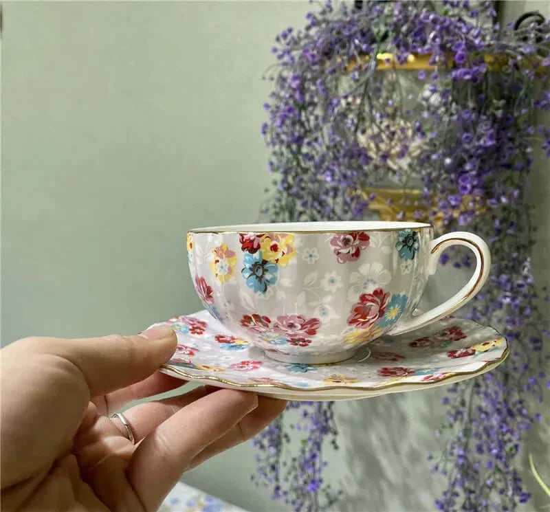 Norvo | Elegant Bone China Porcelain Coffee Cup - Luksuriøs og Unik Design