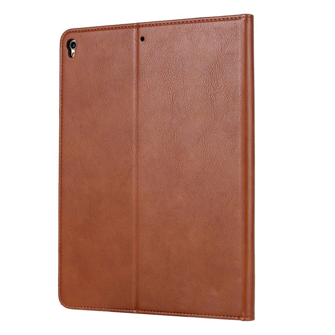 Norvo | Lær Flip Case for iPad 9.7 (2017-2018), 10.2 (7. / 8. generasjon), Air 2/3/4, Pro 9.7/10.5/11 - Vanntett, Støtsikker, Forretnings Tablet Case