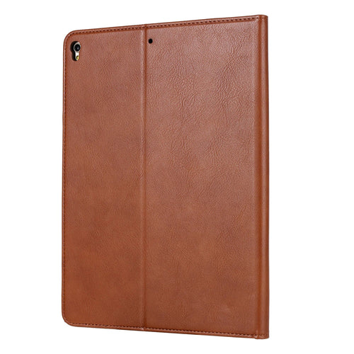 Norvo | Lær Flip Case for iPad 9.7 (2017-2018), 10.2 (7. / 8. generasjon), Air 2/3/4, Pro 9.7/10.5/11 - Vanntett, Støtsikker, Forretnings Tablet Case