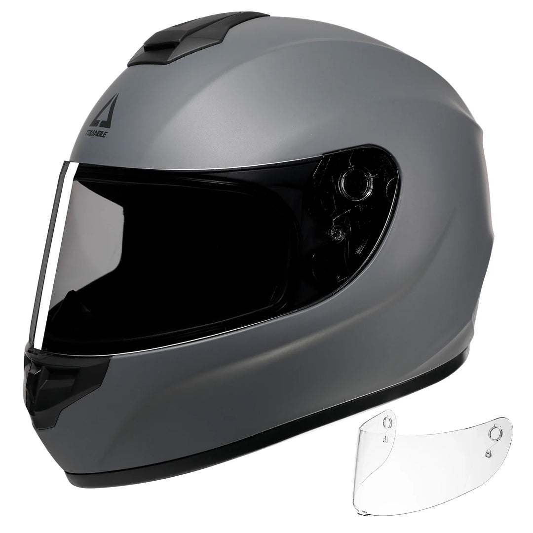 Norvo | Moderne Full Face Hjelm med Klar Visir