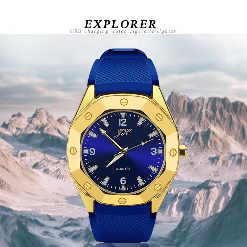 Norvo | Kreativ USB Lading Flammeløs Funklighter Klokke