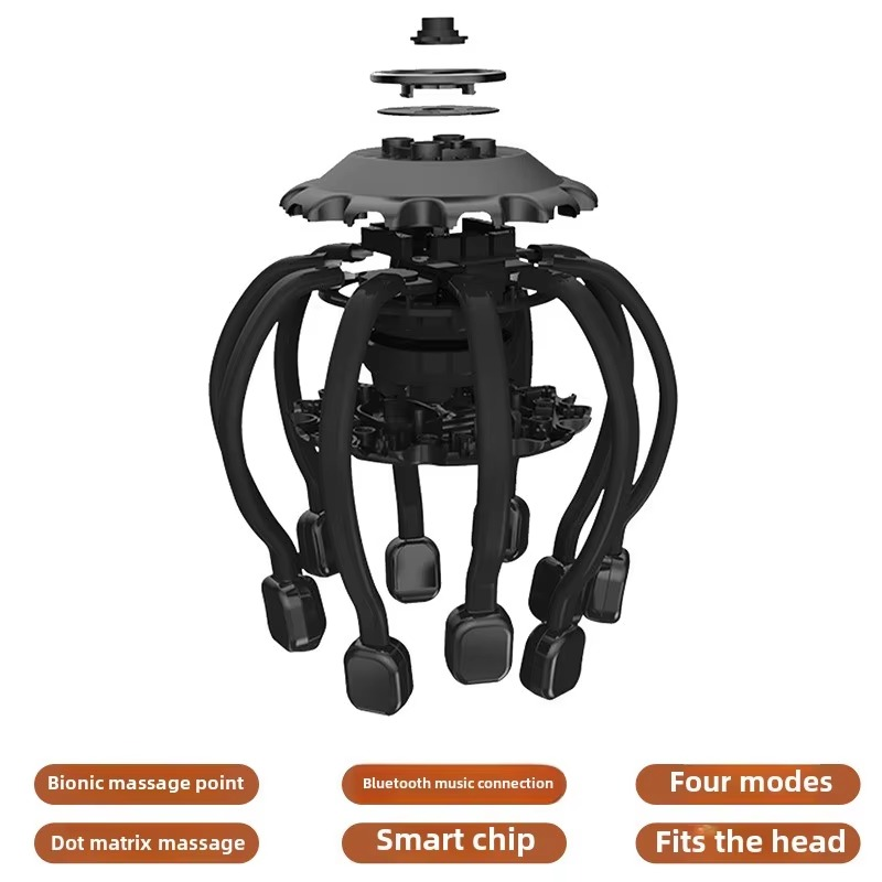 Norvo | USB Oppladbar Blekkulf Massør Automatisk Multifunksjonell Avslapningsinstrument