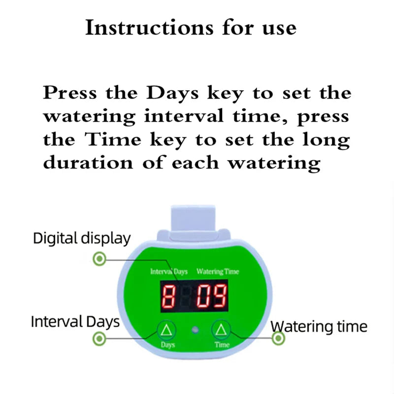 Norvo | Automatisk Plantevanningssystem med USB – Effektiv Dryppvanning