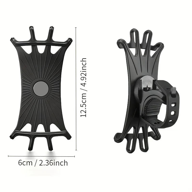 Norvo | Velogrip 360 | Smartphone holder sykkel & motorsykkel | 360° roterbar | Universell & støtsikker laget av silikon