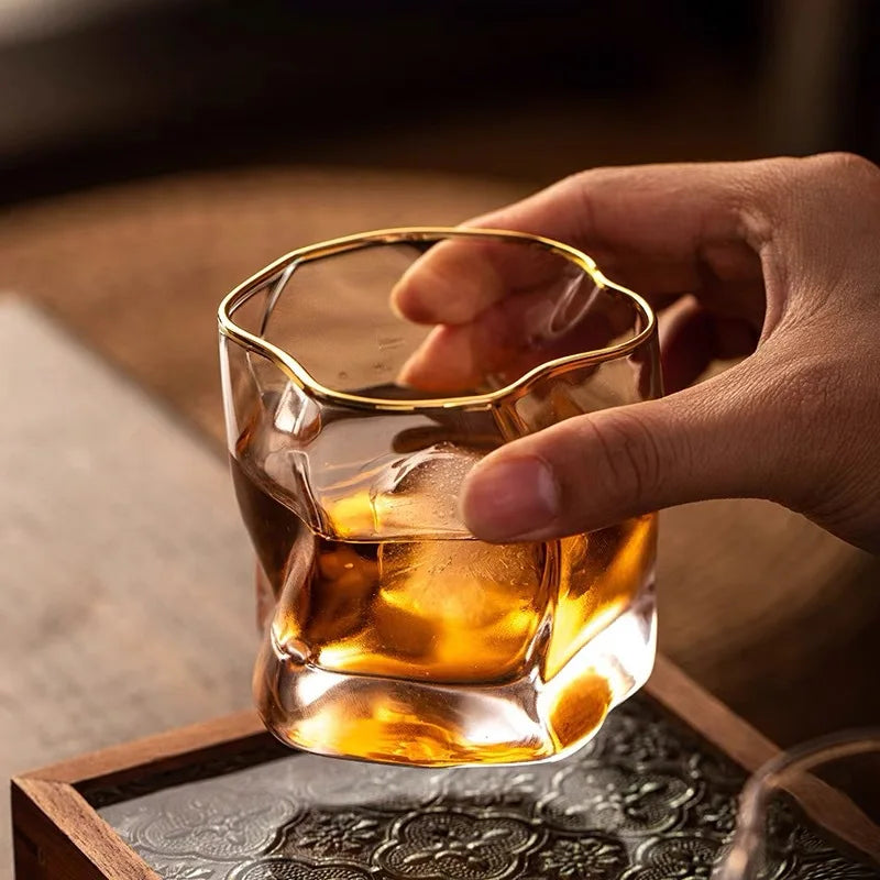 Texturert Whiskey Glass 2-delt Sett Norvo