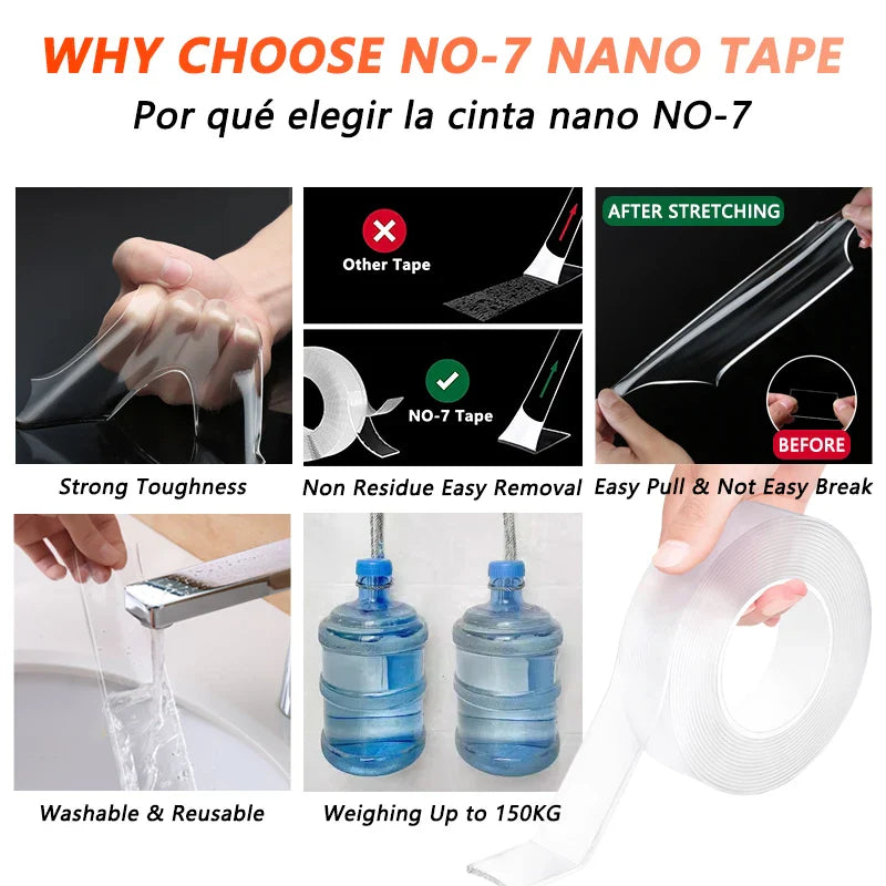 Norvo | Dobbeltsidig nano tape - 2Pcs