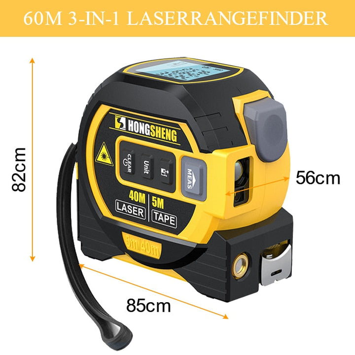 Norvo | 3i1 Ultimate Pro Laser Smart Målebånd