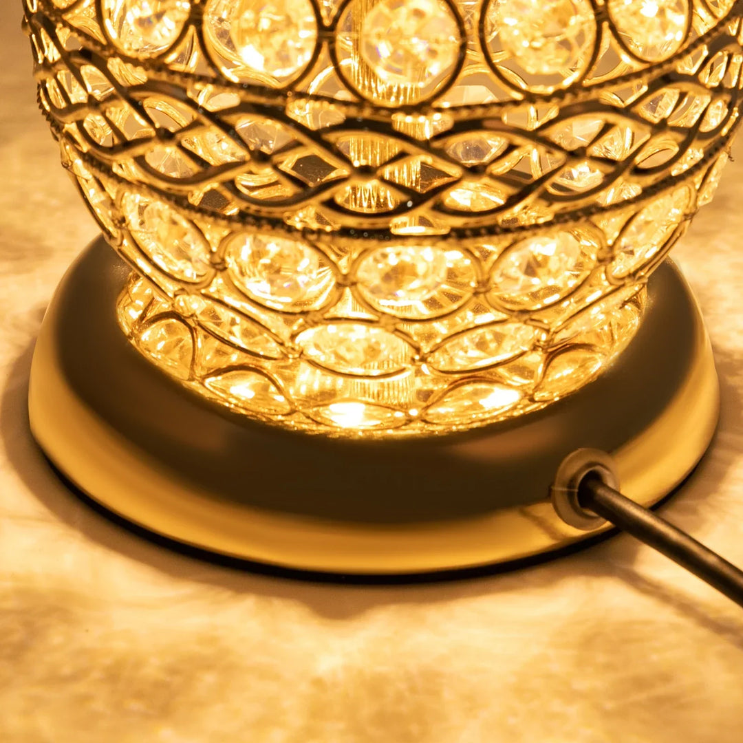 Norvo | Moderne Krystall Luksus Dekorativ Nattbordslampe