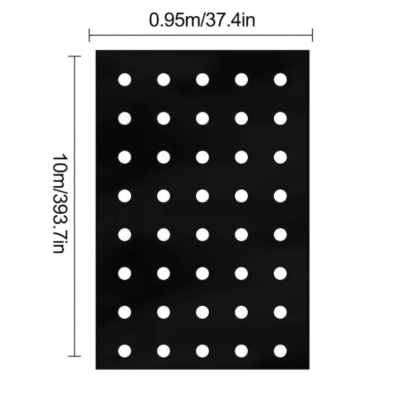 Norvo | AgroShield Ugressduk | Svart Mulch Film | Plantebeskyttelse & Yieldsøkning | Ideell for Drivhus