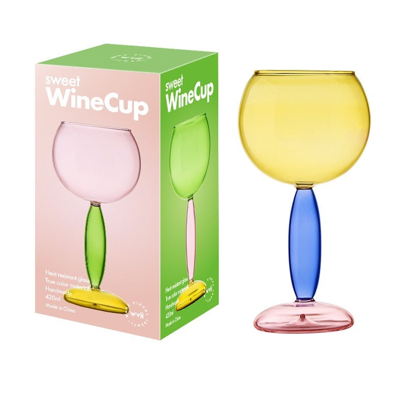 Norvo | Borosilicate 3-Farge Glass - Vin Glass