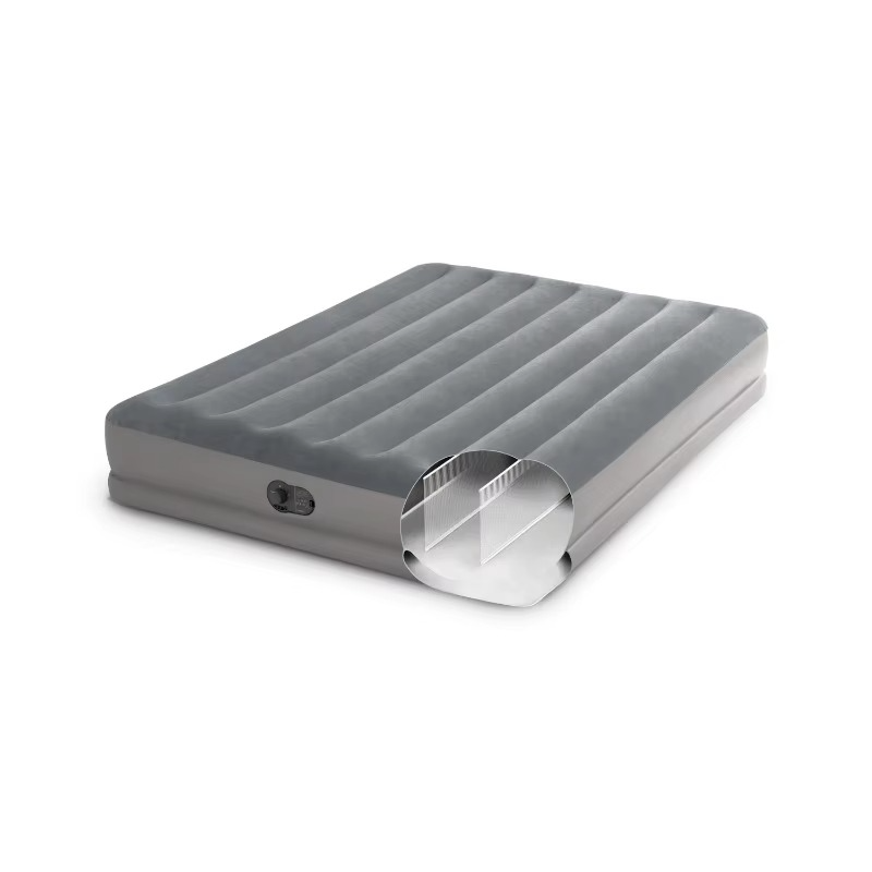 Norvo | 12" Queen Luftmadrass med USB-pumpe og Fiber-Tech-støtte