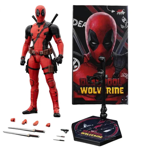 Super War Deadpool & Wolverine Samlefigurer Sett - Anime Inspirerte Leker