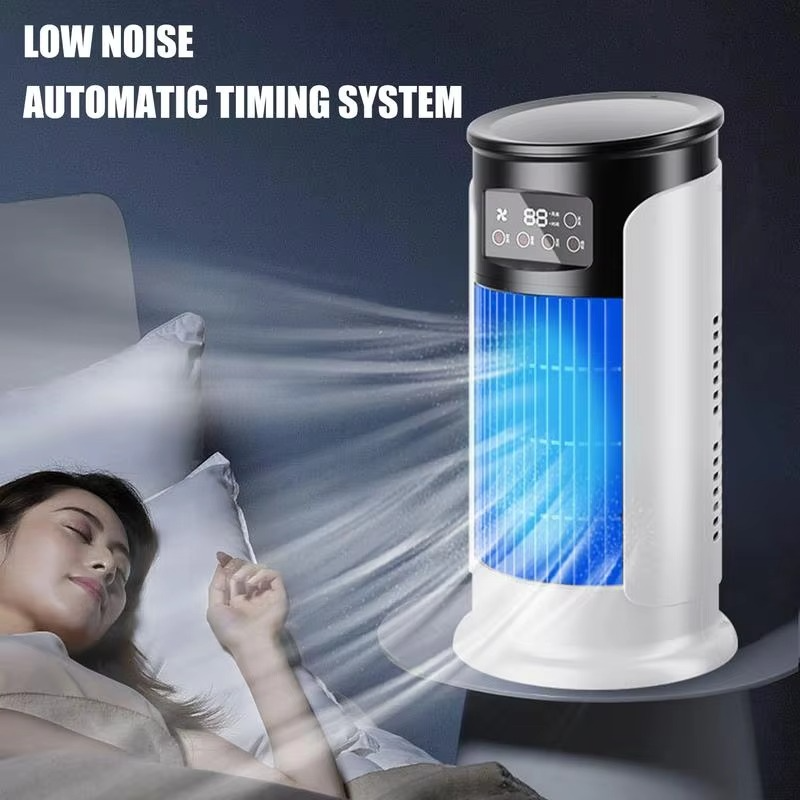 Norvo | Bærbar Luftkondisjoneringsvifte med Timer og 10 oz Vanntank for Stillegående Romkjøling