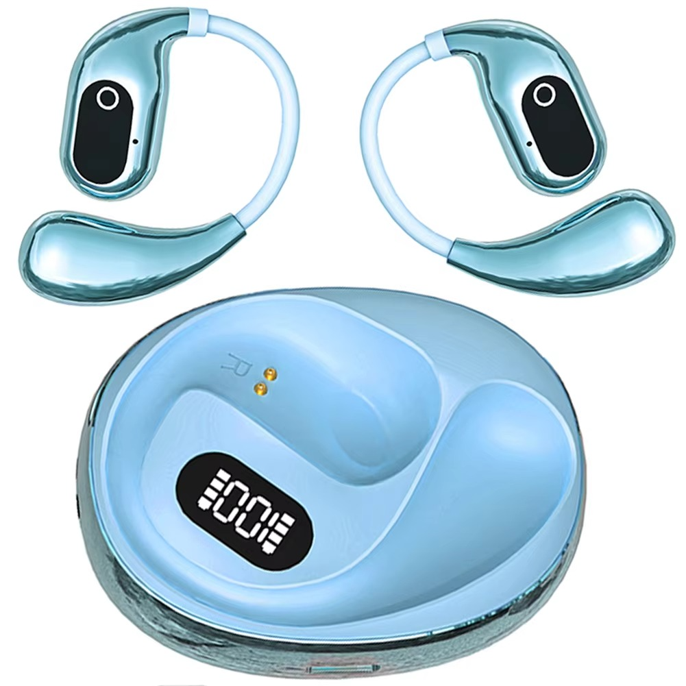 Norvo | AI Smart Translator Ørepropper med Bluetooth 5.3, Åpen Øre Språkutfordrende Hodetelefoner for Reise, Næring og Sport