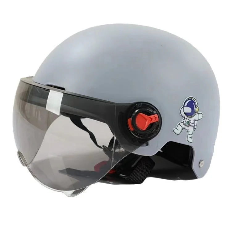 Norvo | Åpen-Face Motorsykkelhjelm med Goggles – Orion