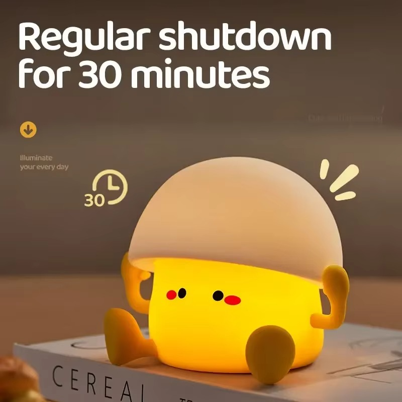 Norvo | Sjarmerende sopp & eggeplomme LED nattlys