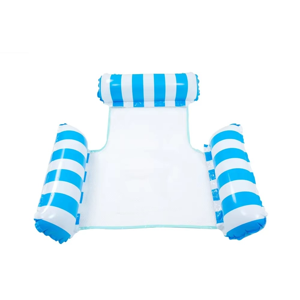 Norvo | Oppblåsbar Vann Hengekøye Recliner Basseng Flyt Lounge Sengeplass