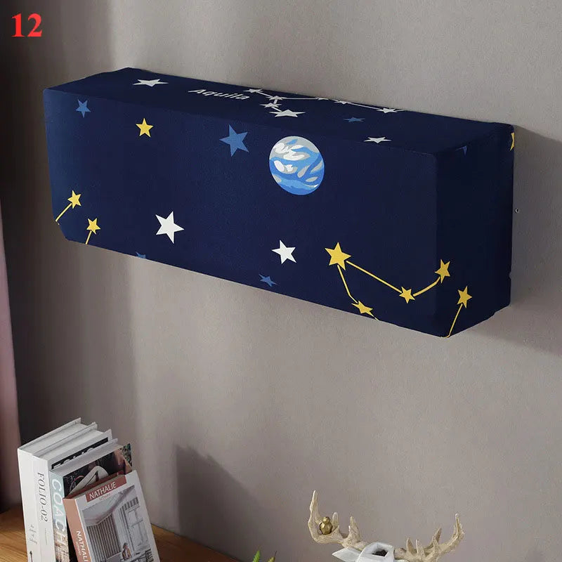 Norvo | Polar Fleece Klimaanlegg dekning: Veggmontert anti-støv beskyttelse, lett å rengjøre polyester AC dekning for husholdningsbruk