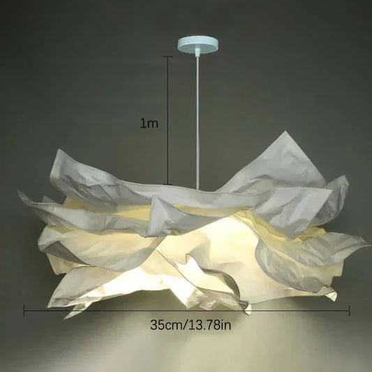 Norvo | Ull-lignende Papir Lampskjerm opptil 70 cm bred