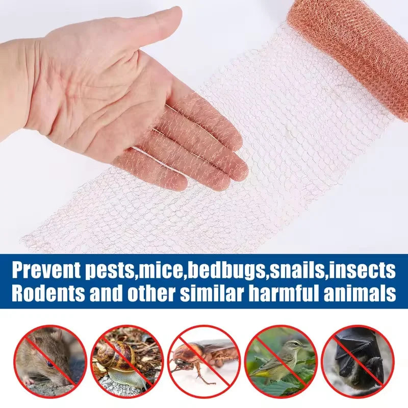 Norvo | Snailgard Kobber Sneglegjerde Nett Tape | Beskyttelse mot Snegler i Bedet & Hage | Ulike Lengder | Rusterfritt & Værbestandig