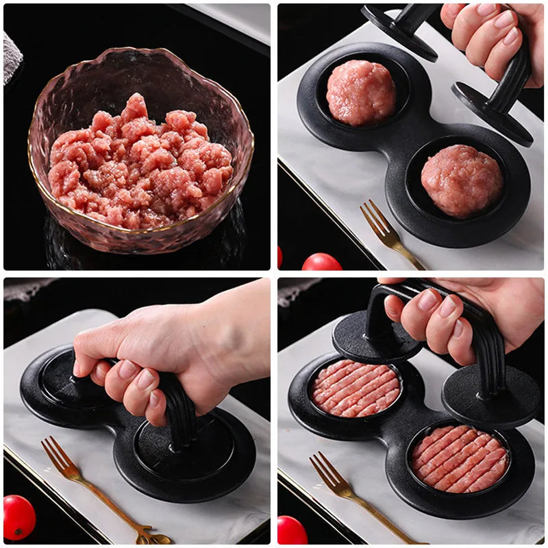 Norvo | Ultimate Double Grid Burger Rice Ball Molding Gadget