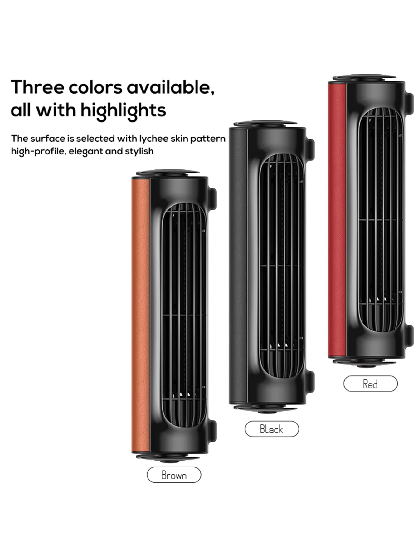 Norvo | Bærbar USB bilsete vifte med justerbar hodepute stropp