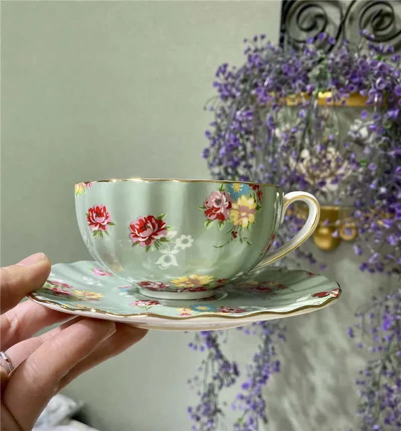 Norvo | Elegant Bone China Porcelain Coffee Cup - Luksuriøs og Unik Design
