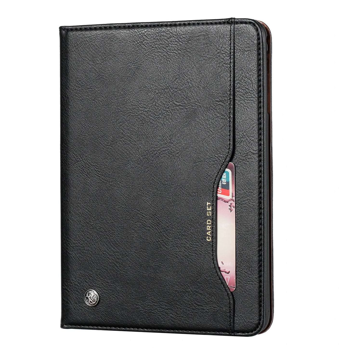 Norvo | Lær Flip Case for iPad 9.7 (2017-2018), 10.2 (7. / 8. generasjon), Air 2/3/4, Pro 9.7/10.5/11 - Vanntett, Støtsikker, Forretnings Tablet Case