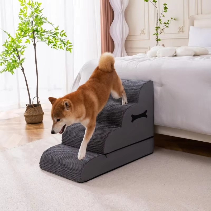 Norvo | Buede hundetrapper for små og mellomstore kjæledyr – Sofa og seng tilgangstrinn