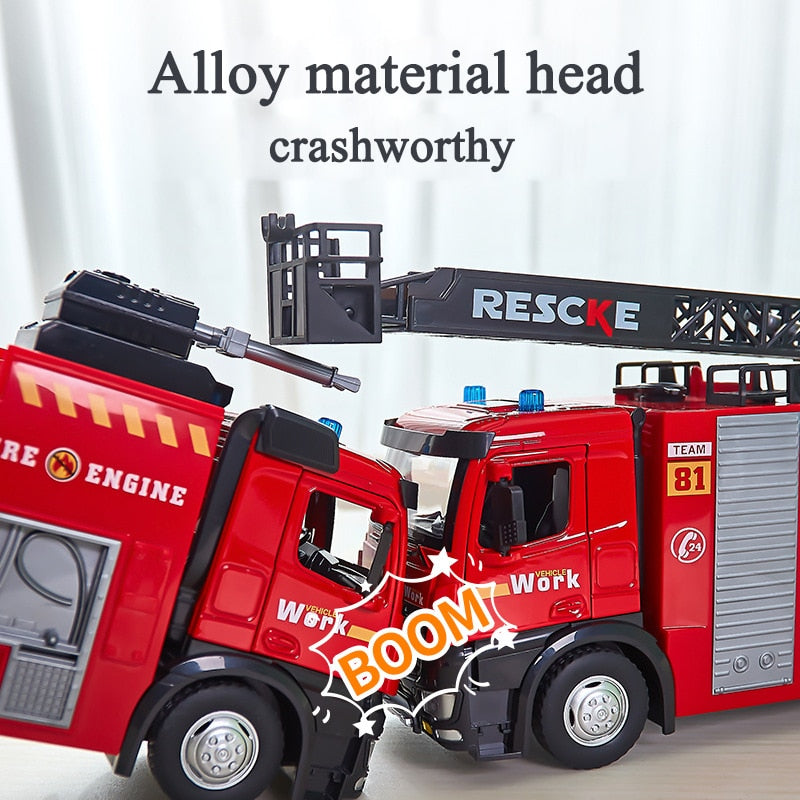 Norvo | Redningsoppdrag Multifunksjonell Barn Stor Brannbil Leke