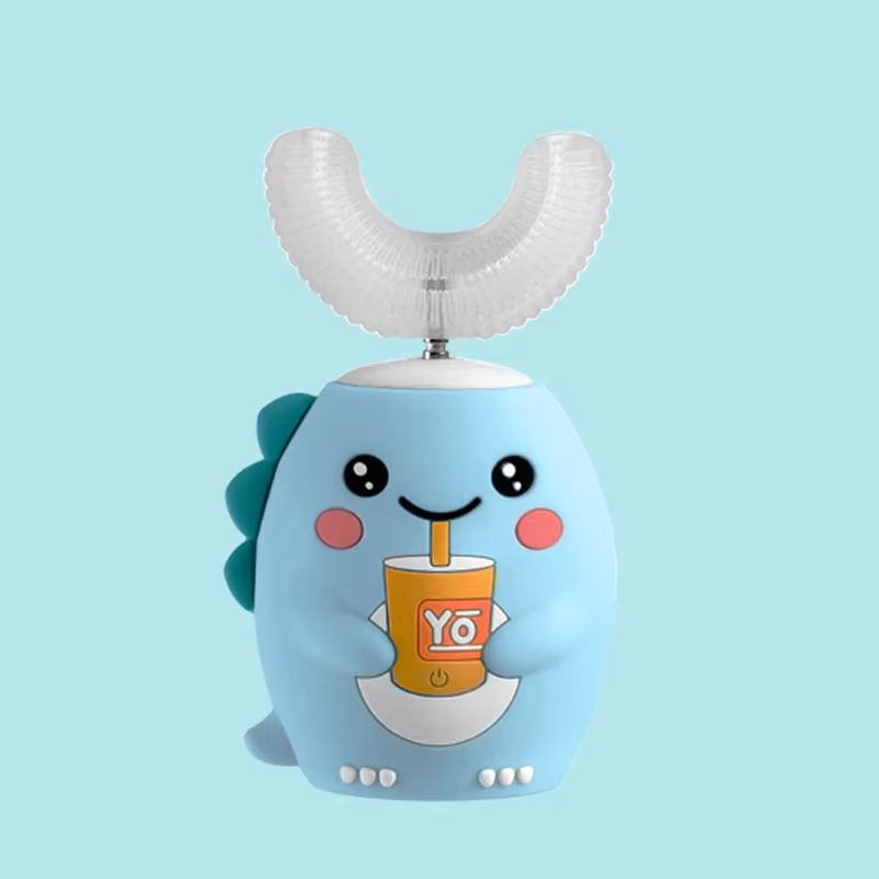 Norvo | Barnvennlig U-formet Sonic Elektrisk Tannbørste med Blått Lys Teknologi