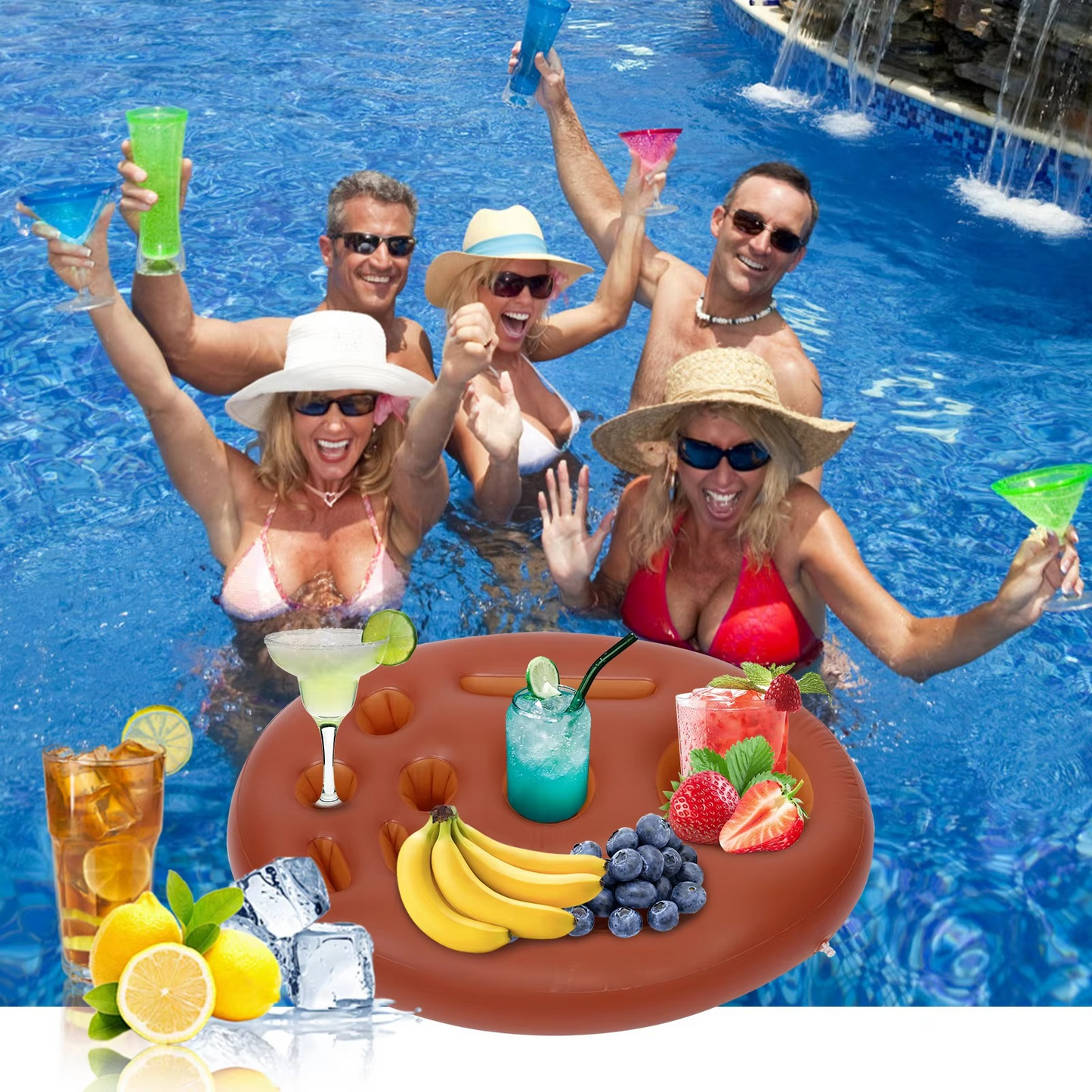 Norvo | Ultimate Pool Party Flytende Drikke- og Snackbar