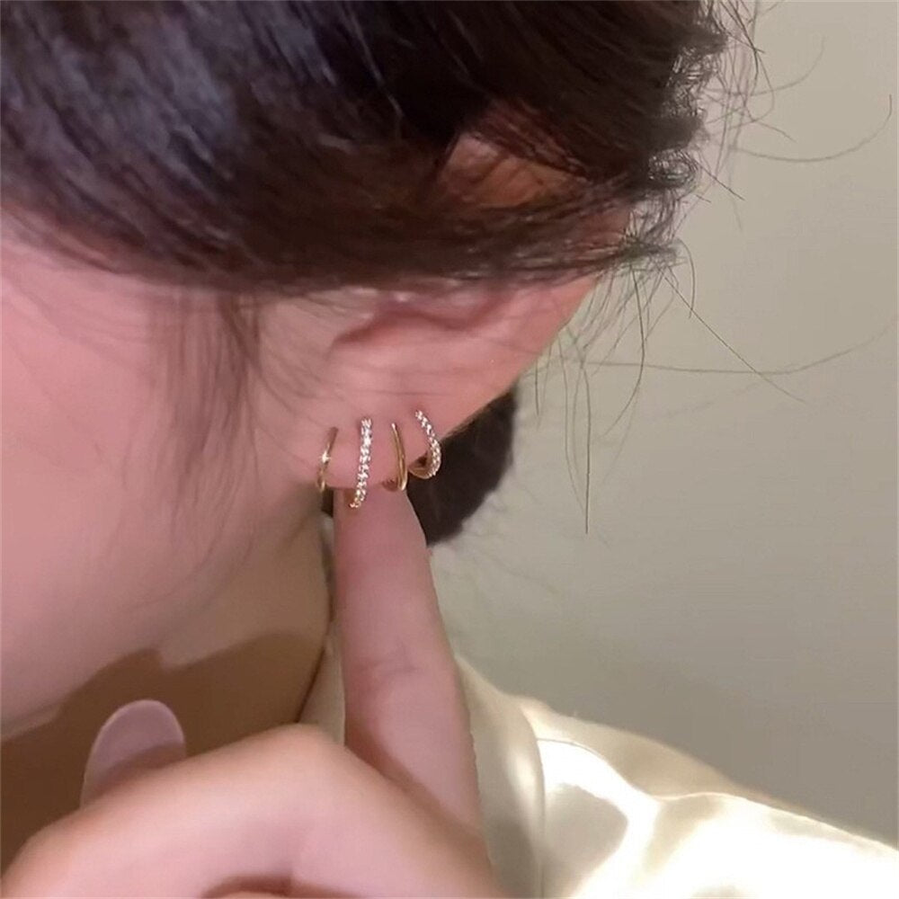 Norvo | Zircon Krystall Geometriske Øredobber